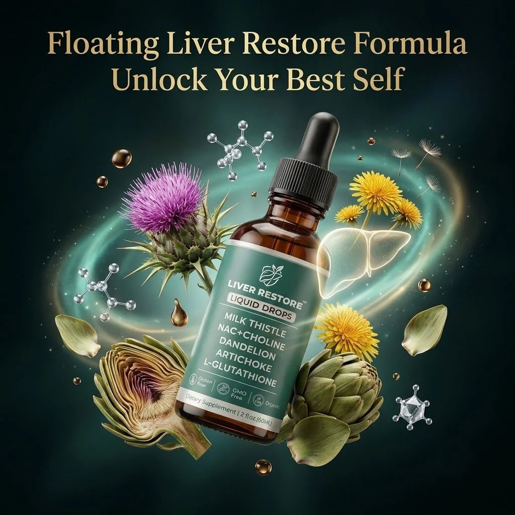 LiverRestore™ | Tired, Bloated & Foggy? It Might Start With Your Liver.