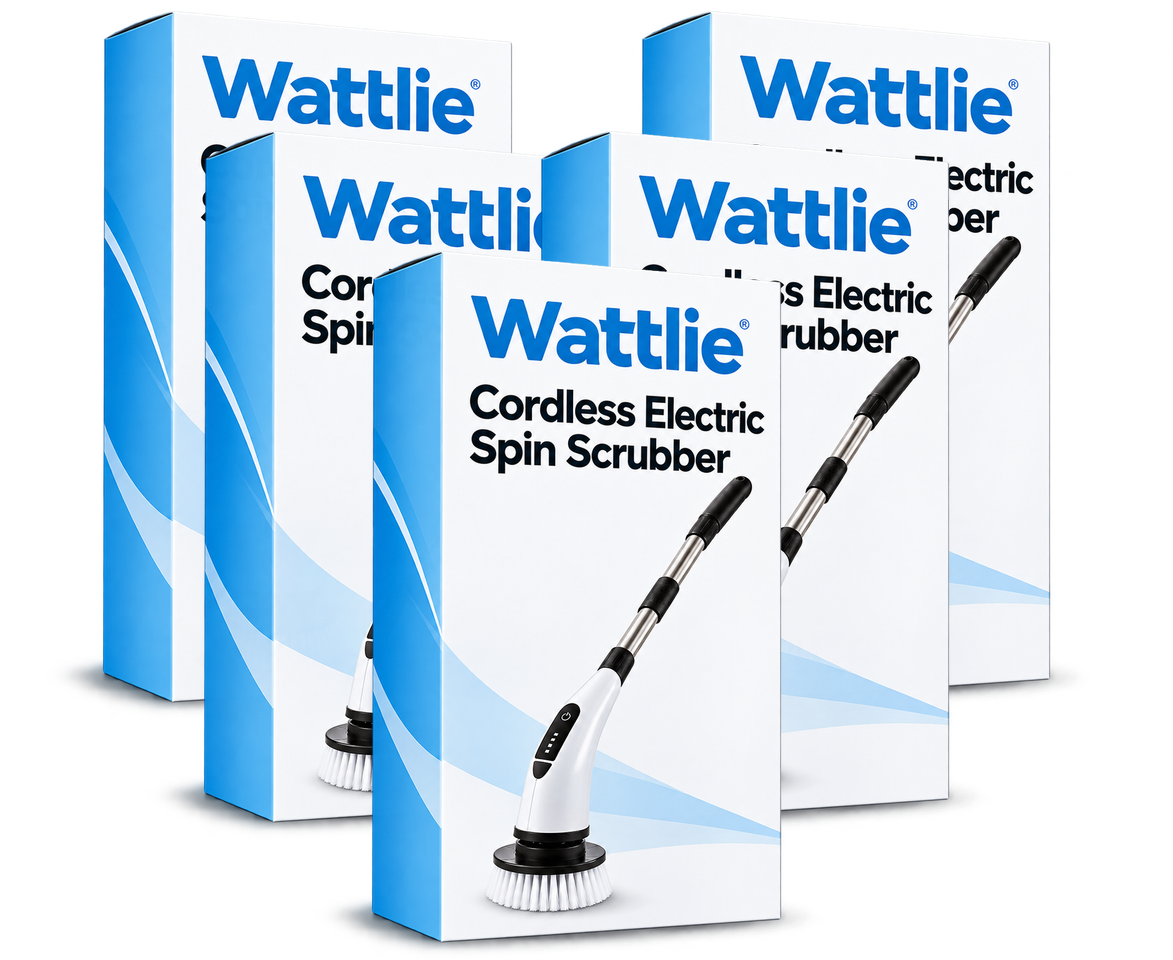 Cordless Electric Spin Scrubber 5 pack