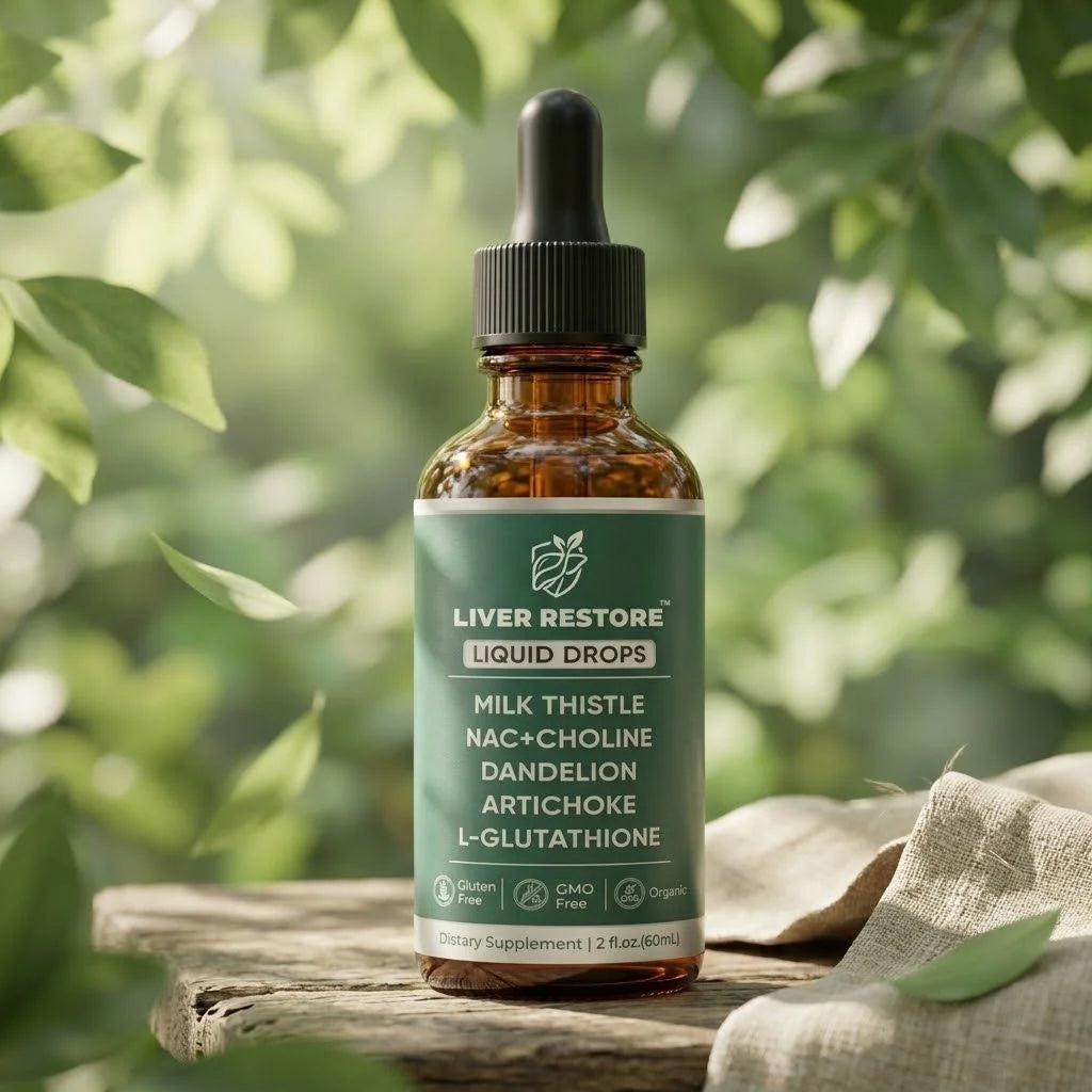 LiverRestore™ | Tired, Bloated & Foggy? It Might Start With Your Liver.