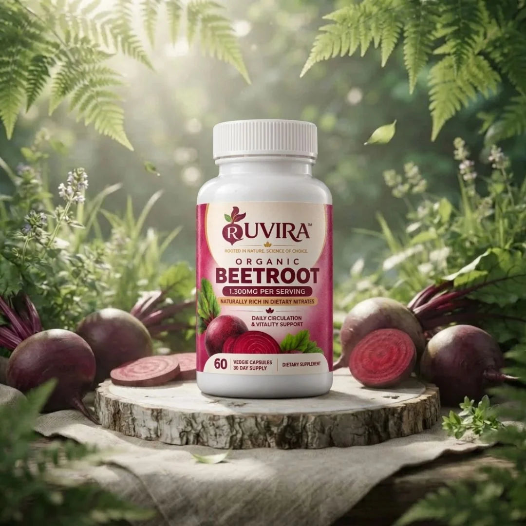 Ruvira™ | Organic Beetroot Supplement for Daily Energy & Circulation