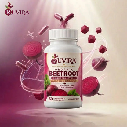 Ruvira™ | Organic Beetroot Supplement for Daily Energy & Circulation
