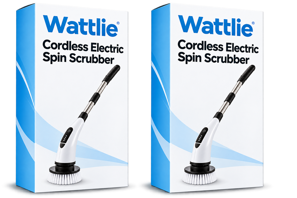 Cordless Electric Spin Scrubber 2 pack