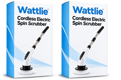 Cordless Electric Spin Scrubber 2 pack